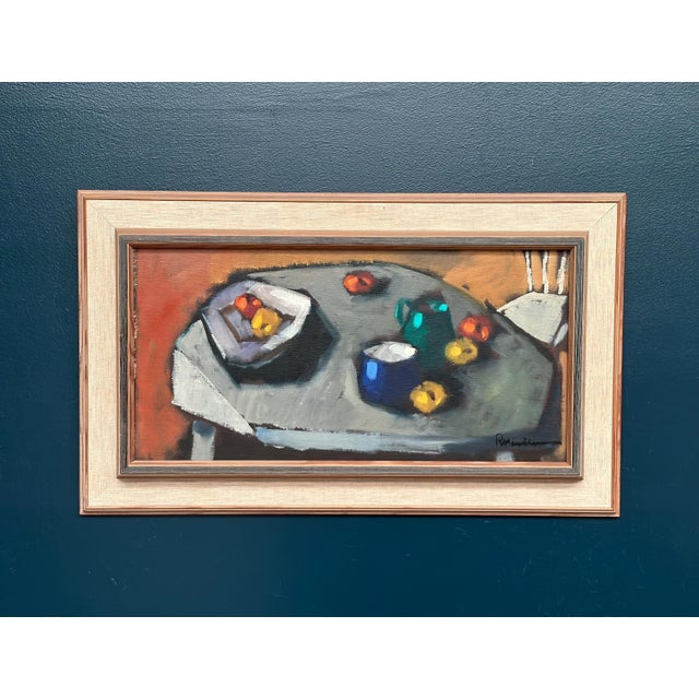 Kurt Rosander, Still Life, 1950s, Oil Painting on Canvas, Framed For Sale - Image 11 of 14