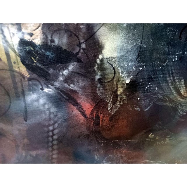 Ovidiu Kloska, The Nocturnal Hour of Violent Blooming, Mixed on Canvas For Sale - Image 11 of 13