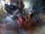 Ovidiu Kloska, The Nocturnal Hour of Violent Blooming, Mixed on Canvas For Sale - Image 11 of 13