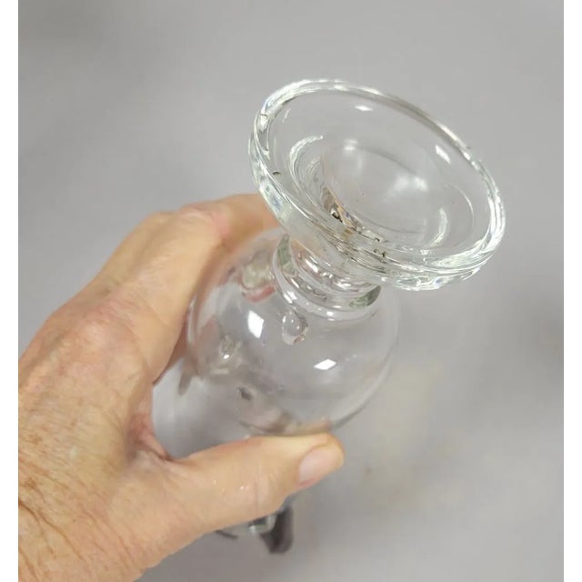 Late 19th Century Antique Domestic Blown Glass Pitcher Creamer For Sale - Image 5 of 6