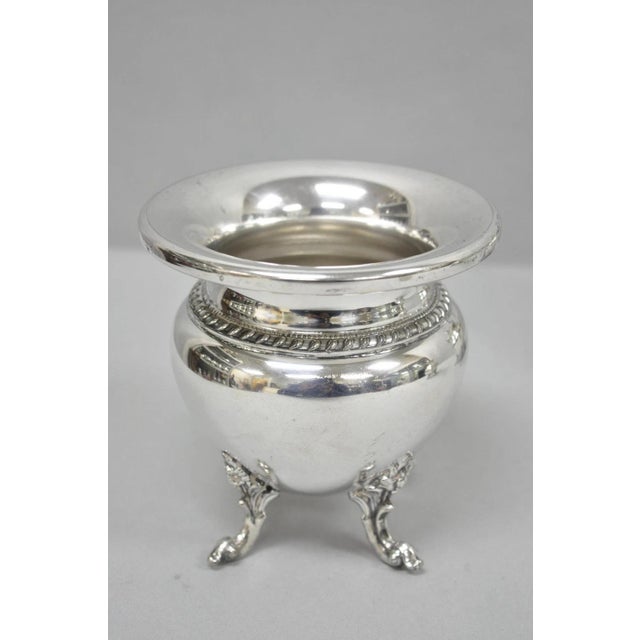 Vintage Birmingham English Art Nouveau Silver Plated Tea Service - 5 Pc Set For Sale - Image 14 of 17