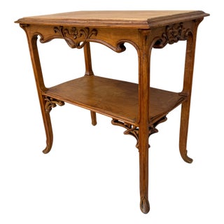 Art Nouveau Side Table in the style of Émile Gallé, France, 1890 For Sale