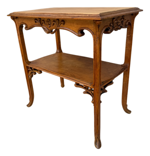 Art Nouveau Side Table in the style of Émile Gallé, France, 1890