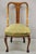 Early 20th Century Edwardian Mahogany Sweetheart Back Bellflower Painted Dining Chairs - Set of 4 For Sale - Image 5 of 12