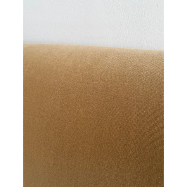 Kidney Sofa in Butter Cotton Velvet For Sale - Image 12 of 12