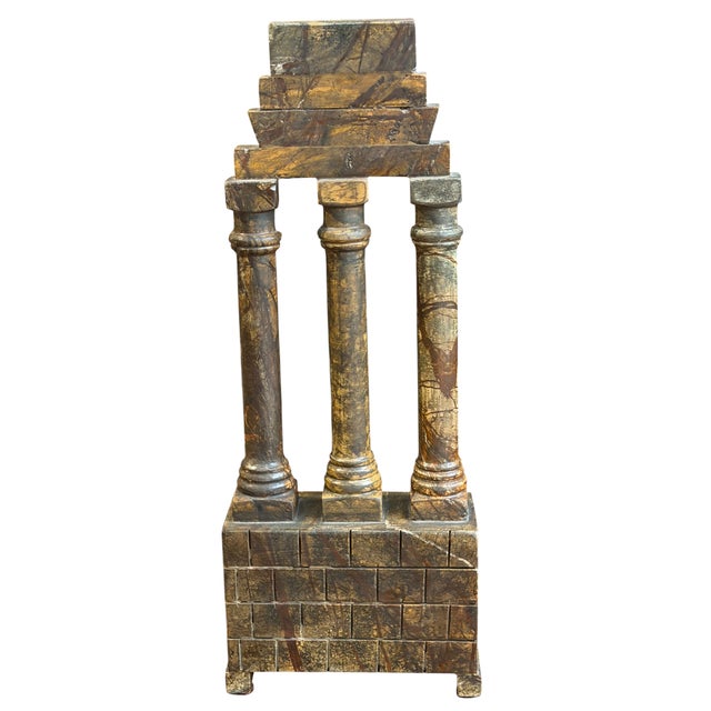 Antique Grand Tour Marble Model of Architectural Ruins For Sale In Los Angeles - Image 6 of 6
