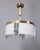 Vintage Blue Glass and Crystal Pendant Light, Italy, 1950s For Sale - Image 16 of 16