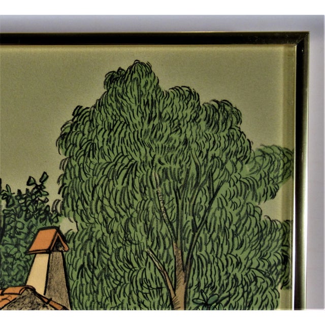 1970s Denis Paul Noyer, Village de Provence, Circa 1970 For Sale - Image 5 of 6