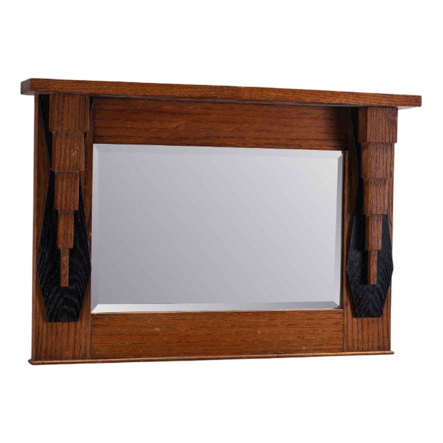 Amsterdam School Mirror, 1920s For Sale