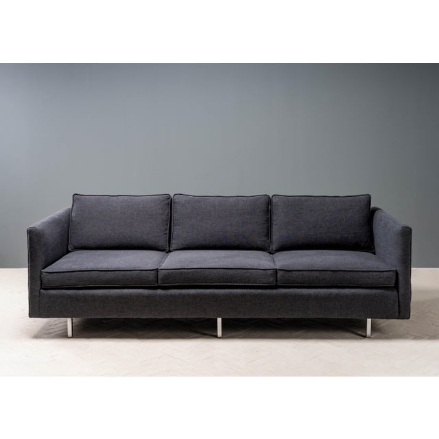 Mid-Century Modern Knoll Style Tuxedo Sofa For Sale - Image 3 of 13