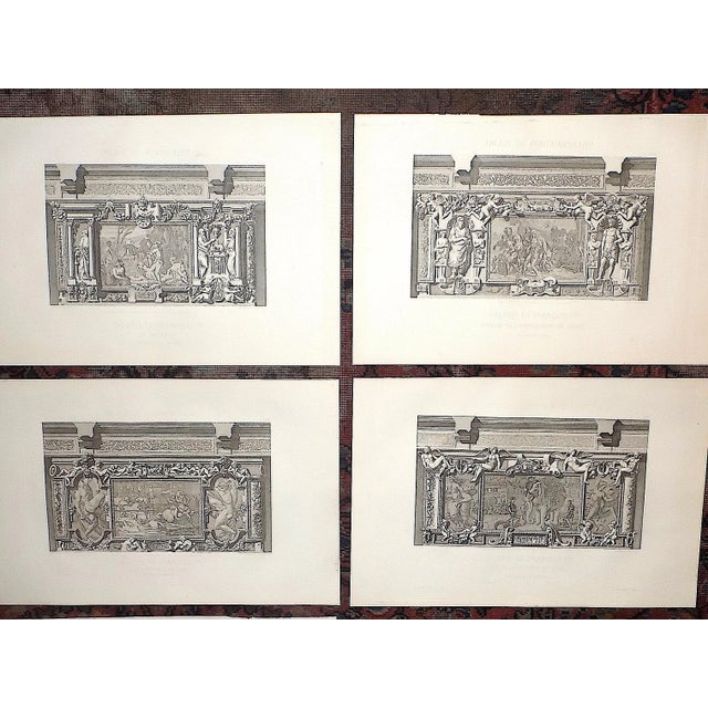 Realism Antique 19th C. Palais De Fontainebleau Architectural Details - Set of 7 For Sale - Image 3 of 6