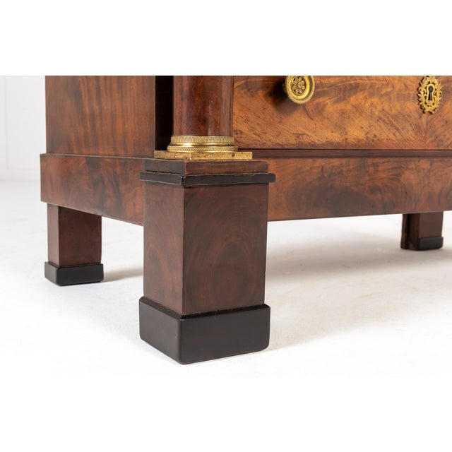 Brown Antique French Mahogany Semainier, 1800s For Sale - Image 8 of 12