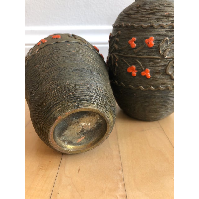 Mid 20th Century Vintage Mid Century Vessels - a Pair For Sale - Image 5 of 8