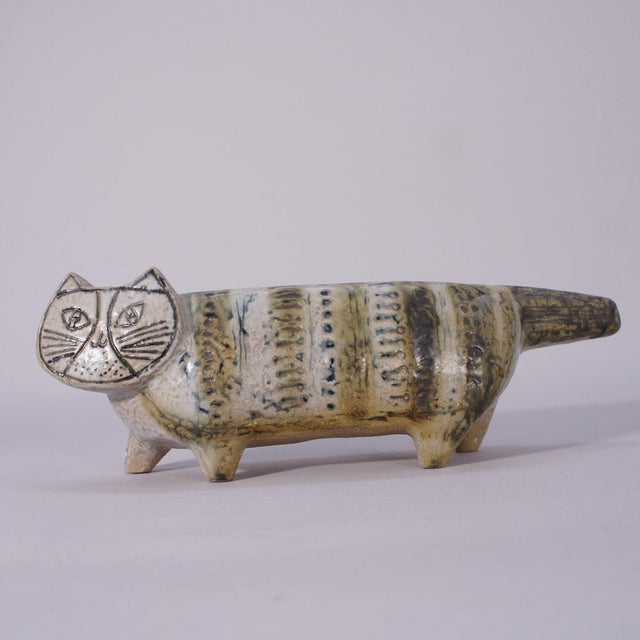 Ceramic Stora Zoo Cat by Lisa Larson for Gustavsberg, Sweden For Sale - Image 6 of 6