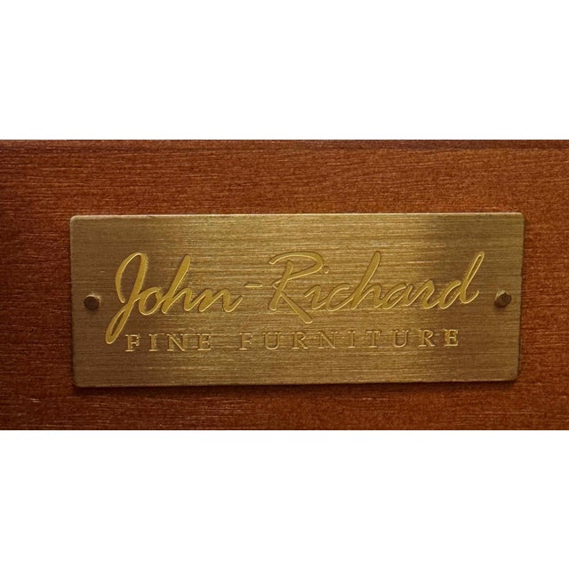 John Richard Eglomise Sideboard With Botanical Brass Overlay For Sale - Image 13 of 13