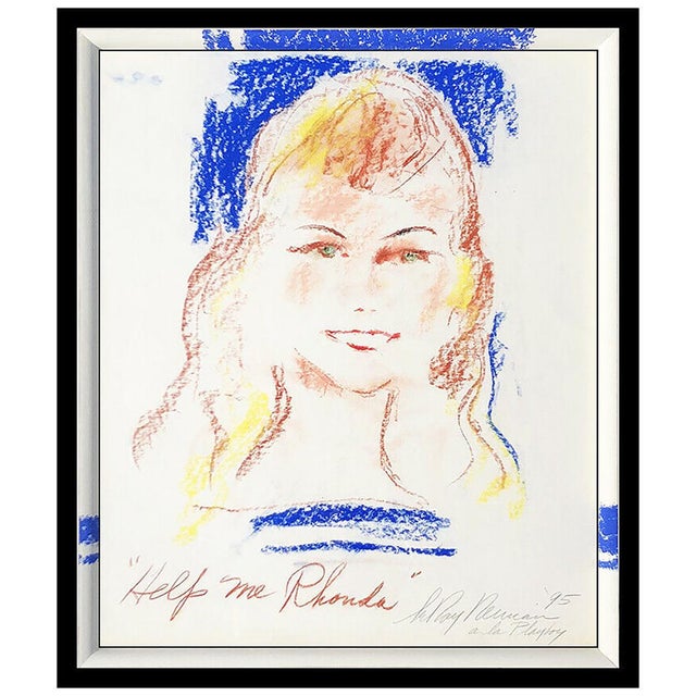 The artwork here, "Rhonda Helps Playboy", is an intricate depiction of the former NFL dancer, which is saturated with...