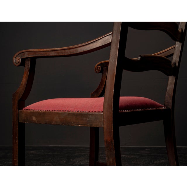 Art Nouveau Dining Table Chairs, 1920s, Set of 4 For Sale - Image 10 of 18