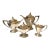 Antique Art Deco Pairpoint Sheffield 0316 Silverplate Coffee Tea Service - 4 Pcs For Sale