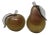 Vintage Alfredo Barbini Apple and Pear - a Pair For Sale