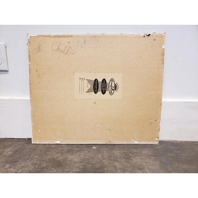 1960s Paris Street Scene Portes Saint-Denis Oil on Board For Sale In Dallas - Image 6 of 7