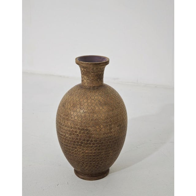Mid-Century Modern Mid-Century Modern Ceramic Vase by Ugo Zaccagnini, Italy, 1950 For Sale - Image 3 of 9