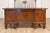 Brown Italian Glass Top Desk, 20th Century For Sale - Image 8 of 17