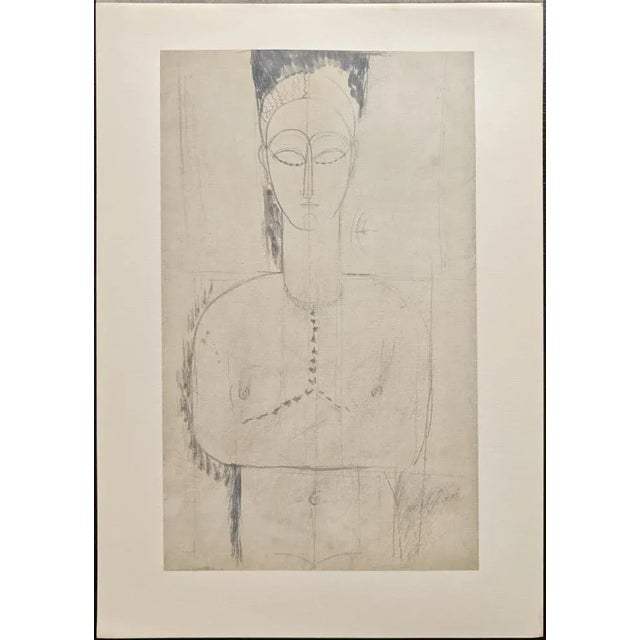 A. Modigliani, Cariatide/Caryatid, Lithograph For Sale - Image 7 of 7