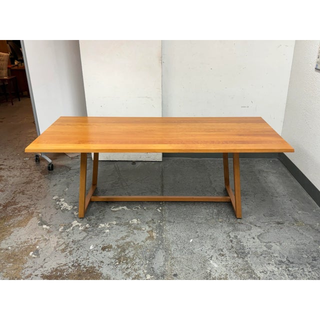 Room & Board Davis Dining Table For Sale In San Francisco - Image 6 of 12