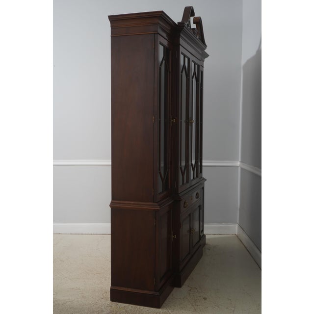 Age: Approx: 30 Years Old Details: Mahogany Adjustable Shelves Fine Carved Details High Quality Construction Large...