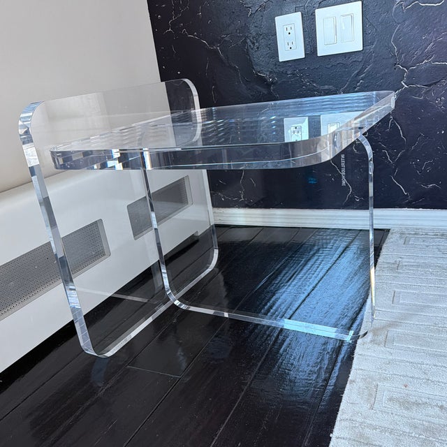Glass Interlude Home Eden Side Table For Sale - Image 7 of 12