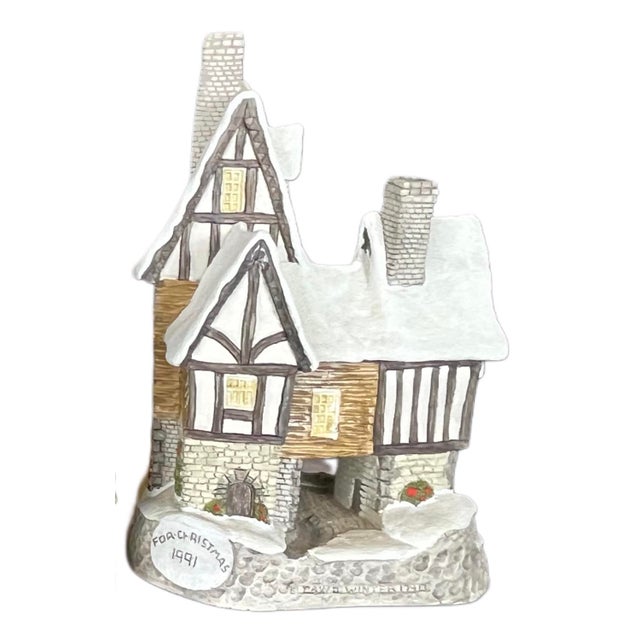 Complete David Winter Christmas Snow Cottage Collection (1984–1995) W/ Boxes & Certificates For Sale - Image 11 of 17