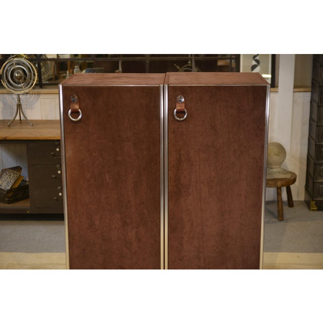 1970s Wardrobes by Guido Faleschini and Mariani for Hermès, 1970s, Set of 2 For Sale - Image 5 of 14