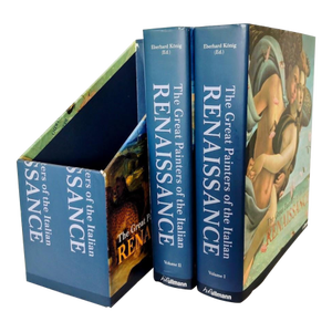 Great Painters of the Italian Renaissance Extra Large Collectors Ed. Art Book 2 Vol.Set with Slipcase Box