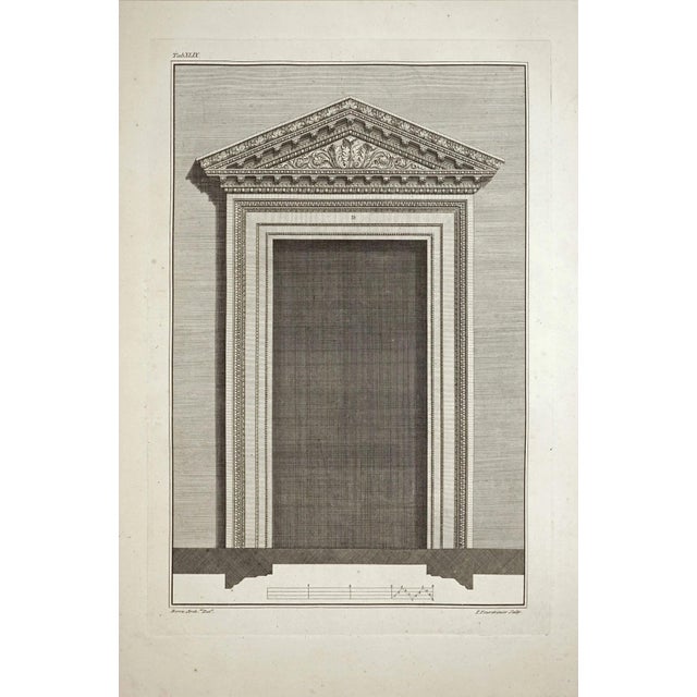 Titled "Blank Door of the Front Portico" from "The Ruins of Palmyra, otherwise Tedmor, in the Desert" by Robert Wood....