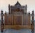 Antique French Louis XVI Style Full Size Rosewood Carved Bed Frame Baroque For Sale - Image 6 of 12