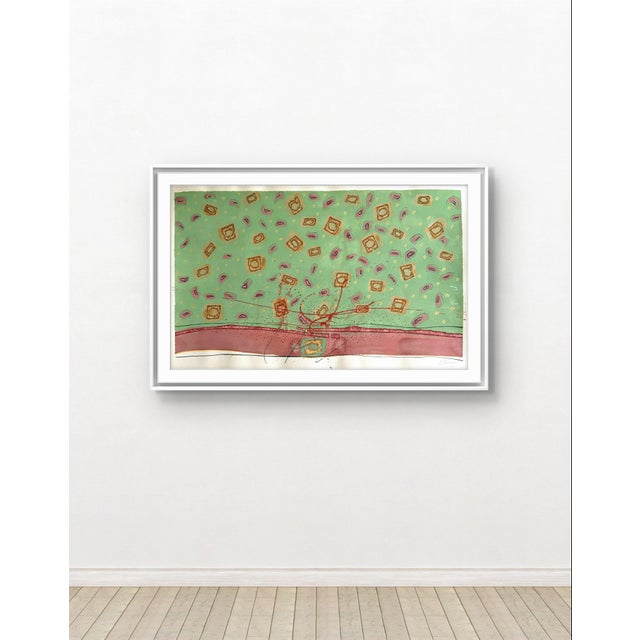 Contemporary Barbara Beck 2003 Painting on Paper - Signed and Dated For Sale - Image 3 of 5