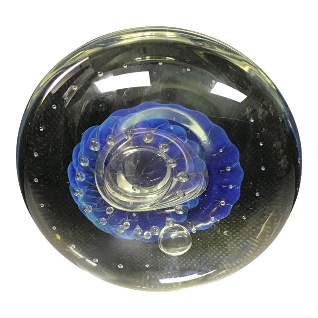Robert Eickholt Art Glass Paperweight For Sale