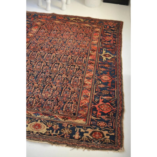 1930s 1930s Boteh Village Mother-Daughter Rug, 4.4 x 6.3 For Sale - Image 5 of 12