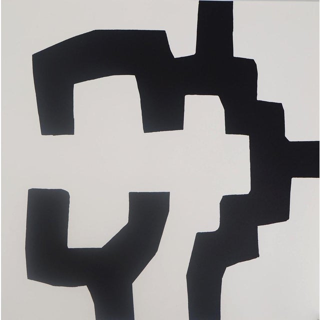 Abstraction Poster after Eduardo Chillida For Sale - Image 4 of 6