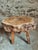 Brutalist French Burled Cherrywood Stool Primitive Milking Stool, 1890s For Sale - Image 6 of 11