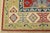 Kazak Runner 2’9” X 8’1” Red Wool Tribal Hand-Knotted Oriental Rug For Sale - Image 9 of 12