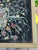 Large Mid-Century Original Floral Painting on Velveteen – Framed 29" X 25" For Sale - Image 6 of 12