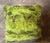 Green Adrienne Landau Genuine Rabbit Fur pillow from Barney’s New York 18x18 available—oh so gorgeous, soft and...