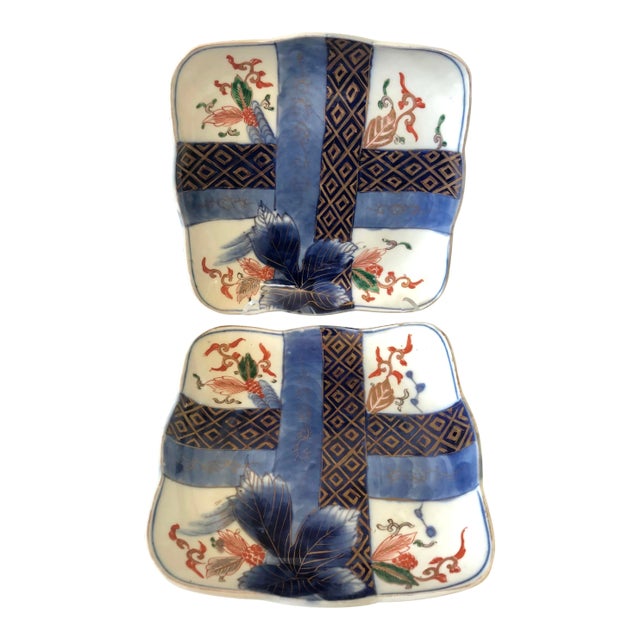 Meiji Japanese Plates, Pair For Sale