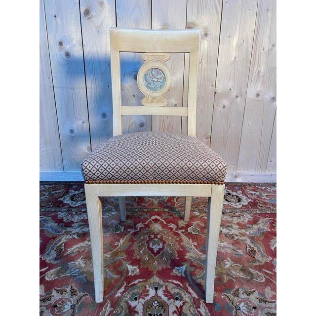 Gold Louis XVI Style Chairs, Set of 8 For Sale - Image 8 of 10