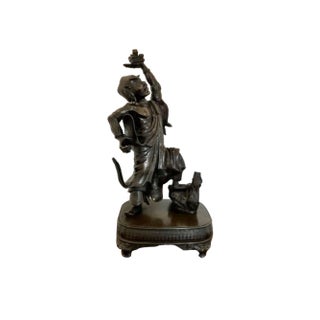 Large Antique Japanese Bronze Figure, 1880 For Sale