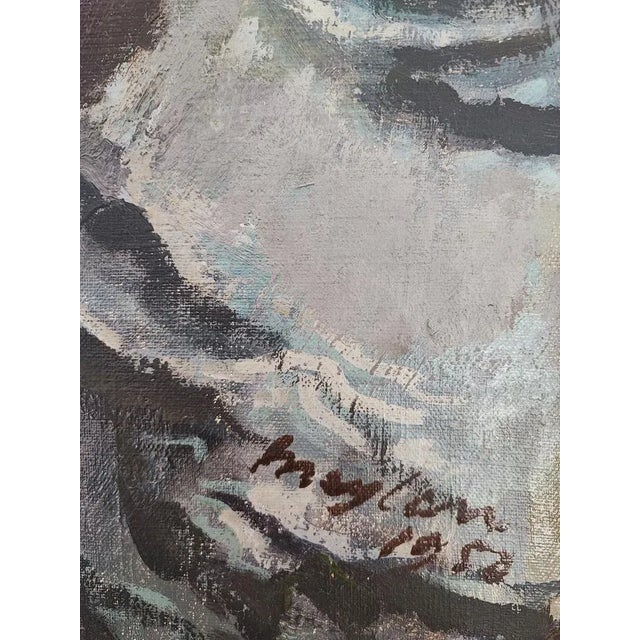 Modern Henry Meylan, Partie de chasse, 1950, Oil on Wood, Framed For Sale - Image 3 of 10