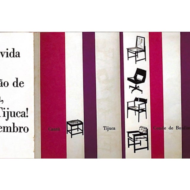 Pair of Brazilian Mid-Century Modern Armchairs in Rosewood & Cream Mohair, Jorge Jabour, 1960s - Lot 442 For Sale - Image 12 of 12