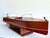 For your consideration: Rare and one of a kind oversized model wood boat, Extraordinary craftmanship Scaled to perfection....