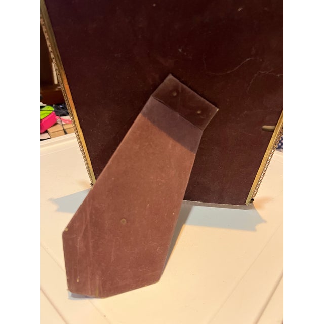 Metal Art Deco Filagree Frame For Sale - Image 7 of 8